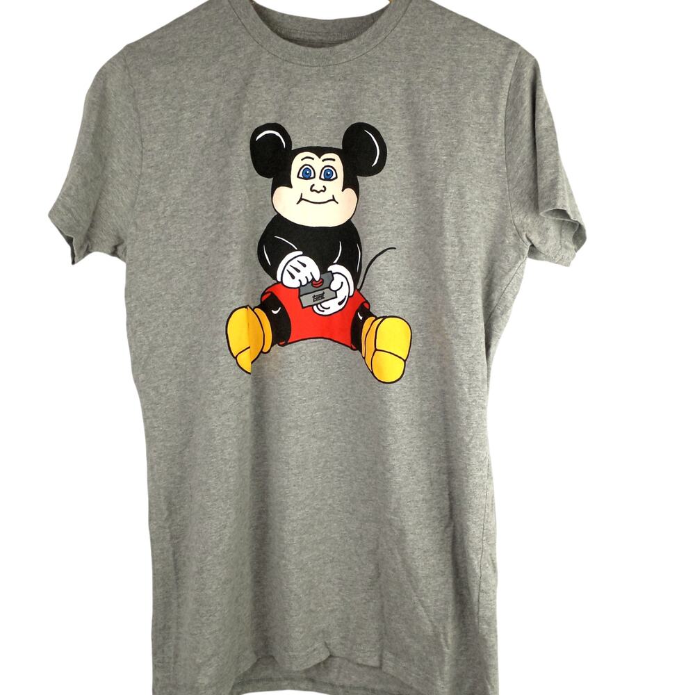 T-POST ~ The "Adam" Shirt ~ XS Satire Punk Indie Skater Y2K